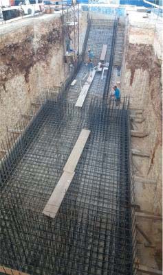 Scavo profondo e armature fondazioni